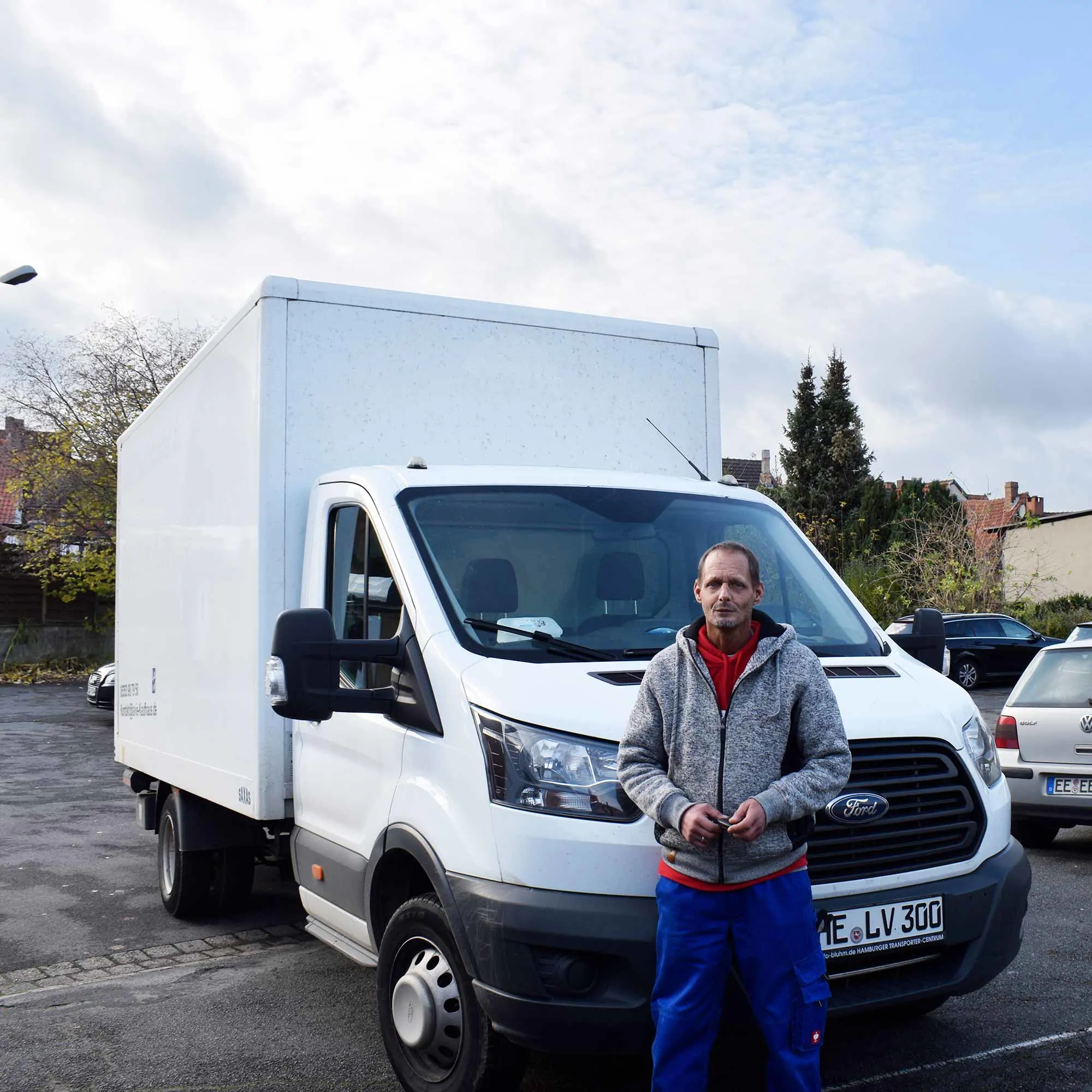 Unser LKW und Fahrer